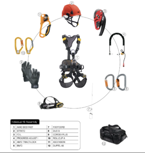 Rope Rescue Team Kit With 4 Response Harnesses